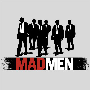 dessin t-shirt Reservoir dogs et Mad Men geek original dessin t-shirt Reservoir dogs et Mad Men geek original