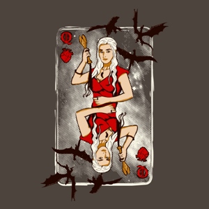 dessin t-shirt La reine Khaleesi geek original dessin t-shirt La reine Khaleesi geek original