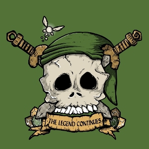 dessin t-shirt Tête de mort Zelda geek original dessin t-shirt Tête de mort Zelda geek original