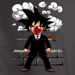 dessin t-shirt Magritte & Sangoku geek original dessin t-shirt Magritte & Sangoku geek original