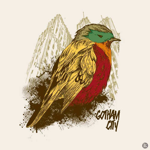 dessin t-shirt Batman et Robin geek original dessin t-shirt Batman et Robin geek original