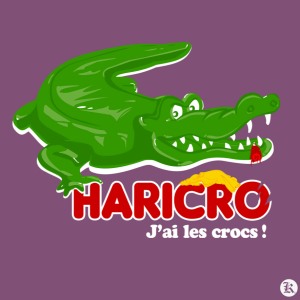 dessin t-shirt Haribo, j’ai les crocs geek original dessin t-shirt Haribo, j’ai les crocs geek original