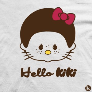dessin t-shirt Hello Kitty, Hello Kiki geek original dessin t-shirt Hello Kitty, Hello Kiki geek original