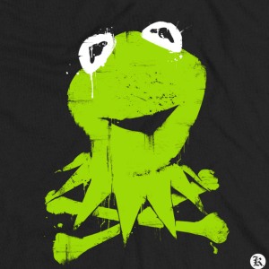 dessin t-shirt Kermit la grenouille geek original dessin t-shirt Kermit la grenouille geek original