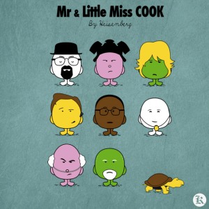 dessin t-shirt Monsieur et Madame Breaking Bad geek original dessin t-shirt Monsieur et Madame Breaking Bad geek original