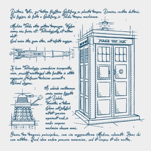 dessin t-shirt Tardis, Daleks et autres… geek original dessin t-shirt Tardis, Daleks et autres… geek original