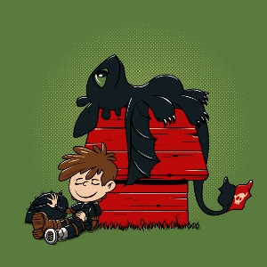 dessin t-shirt Dragon Peanuts geek original dessin t-shirt Dragon Peanuts geek original