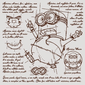 dessin t-shirt Minon conception geek original dessin t-shirt Minon conception geek original