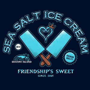 dessin t-shirt Glace d’eau de mer salée geek original dessin t-shirt Glace d’eau de mer salée geek original