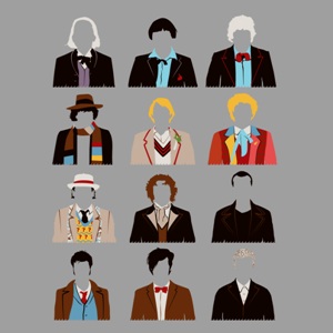 dessin t-shirt 12 Docteurs geek original dessin t-shirt 12 Docteurs geek original