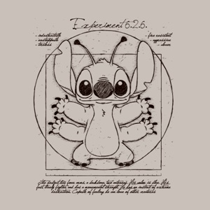 dessin t-shirt Alien vitruvien geek original dessin t-shirt Alien vitruvien geek original