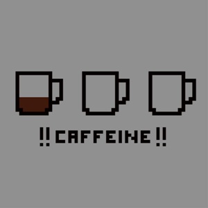 dessin t-shirt Caféinomane geek original dessin t-shirt Caféinomane geek original