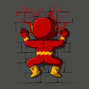 dessin t-shirt Flash crash geek original dessin t-shirt Flash crash geek original