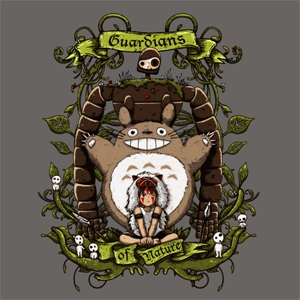 dessin t-shirt Les gardiens de la nature geek original dessin t-shirt Les gardiens de la nature geek original