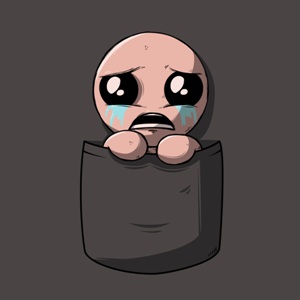 dessin t-shirt Binding of Isaac poket geek original dessin t-shirt Binding of Isaac poket geek original