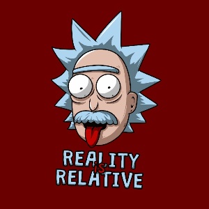 dessin t-shirt Rick Sanchez – Einstein geek original dessin t-shirt Rick Sanchez – Einstein geek original