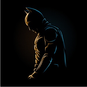 dessin t-shirt Batman in the night geek original dessin t-shirt Batman in the night geek original