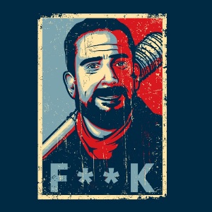 dessin t-shirt Negan F**k geek original dessin t-shirt Negan F**k geek original