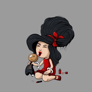 dessin t-shirt Amy geek original dessin t-shirt Amy geek original