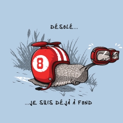 t-shirt Escargot à fond de cale
