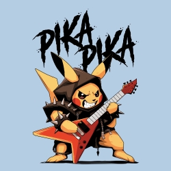 t-shirt Pika Pika Metal