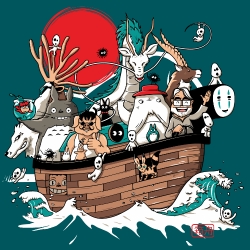 t-shirt L&rsquo;arche de Miyazaki