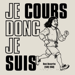 t-shirt Jogging : Je cours donc je suis