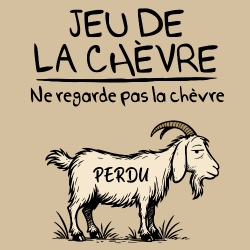 t-shirt Le jeu de la chèvre