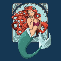 t-shirt Petite Sirène